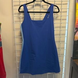Spiritual Gangster Blue Tennis Sleeveless Dress Size Medium